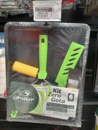 Kit de pintura anti gota 6 peças