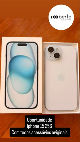iphone 15 256gb muito novo