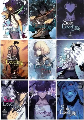 Manhwa Solo Leveling Vol. 1 ao Vol.9