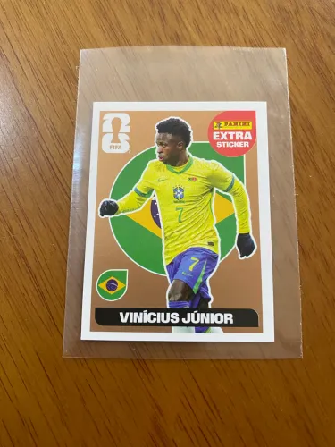Figurinha Extra Vinicius Júnior Bronze Legend