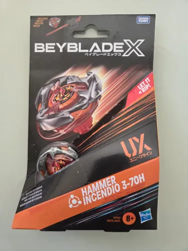 Hammer Incendio 3-70H Beyblade X Hasbro hells Hammer lacrado