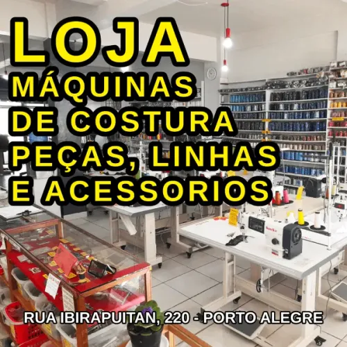 Máquina de Costura Industrial Nova e Usada a Pronta Entrega! Reta - Overlock - Galoneira