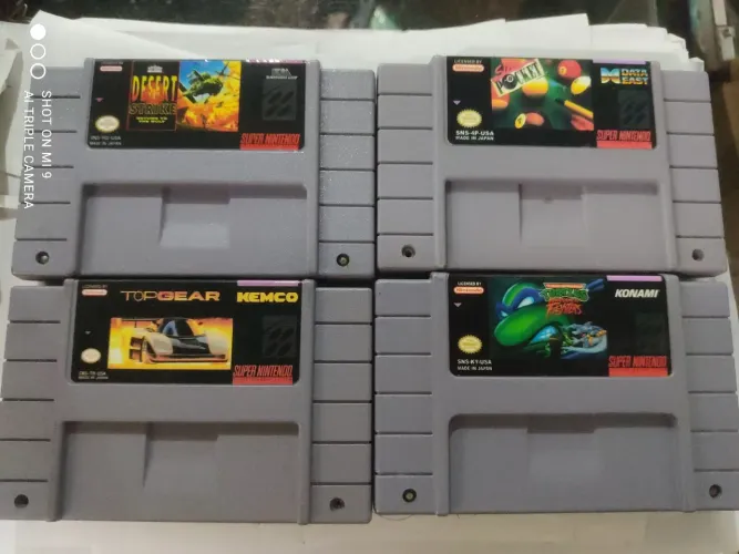 Fitas super Nintendo
