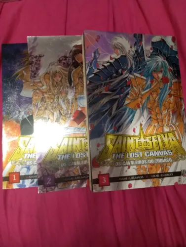Mangá Saint Seiya The Lost Canvas vol. 1,2 e 3