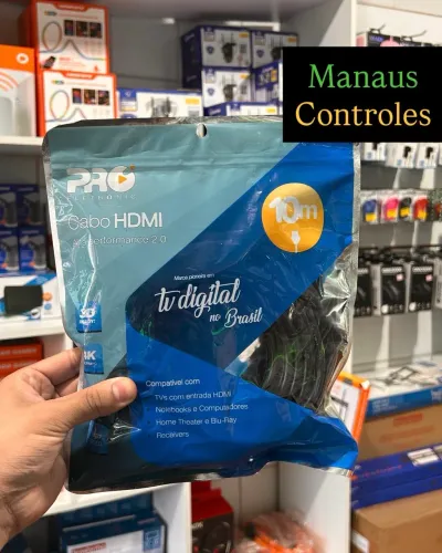 Cabo Hdmi 10 Metros 2.0 High Speed - desfrute da resolução 4K
