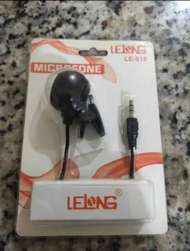 Microfone de lapela lelong LE-916