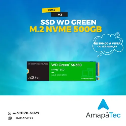 SSD WD Green Nvme M2 500GB