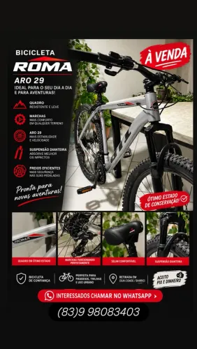 Vendo bicicleta seminova