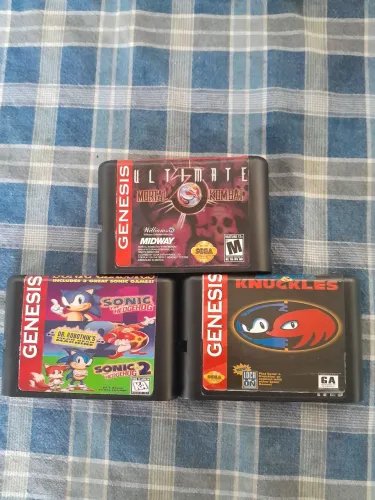 Lote 3 repro de mega driver
