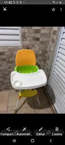Cadeira de alimentação 