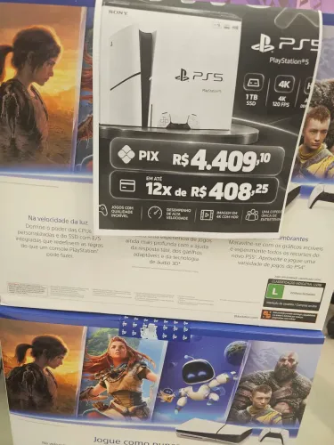 PlayStation 5 (Melhor preço)  1TB lacrado, Garantia 12 meses