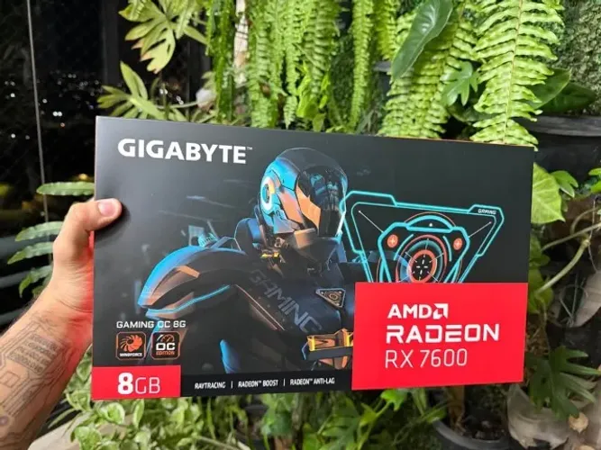 RX 7600 8GB GIGABYTE GAMING OC - nova, lacrada!