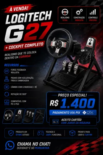 Volante G27 + Cockpit