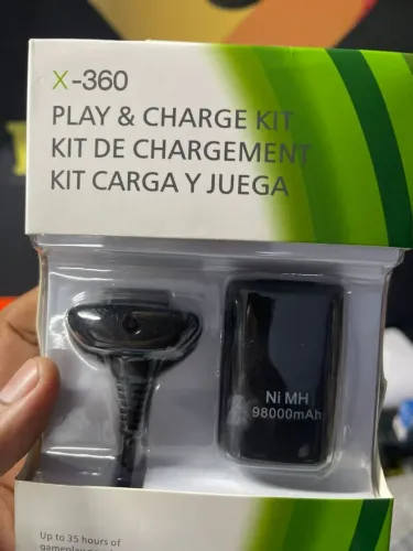 Carregador controle xbox 360 com bateria