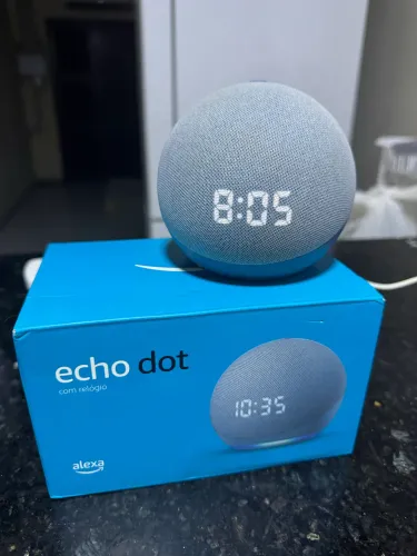 Vende echo dot 4 geração com Relógio