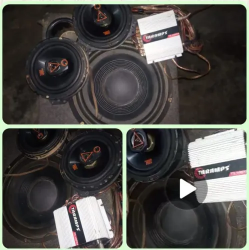 Vendo som completo grave de 15 JBL de 800 RMS e Módolo de 400
