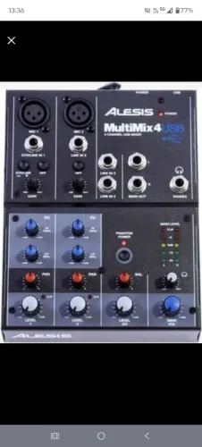 Vendo interface de áudio alesis 4 canais