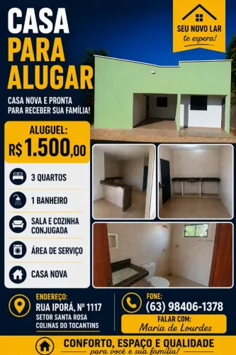 Casa para alugar.