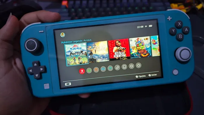 Nintendo Switch Lite D3sbloqueado 256gb