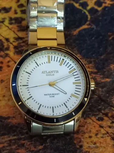 RELÓGIO ATLANTIS GOLD ORIGINAL MASCULINO SÓ RS 130 REAIS