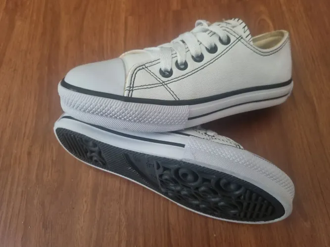Tênis starzinho de criança branco de couro original