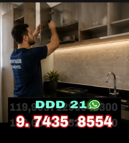 Montador de móveis com atendimento ágil para guarda-roupas, armários, closet e cômodas