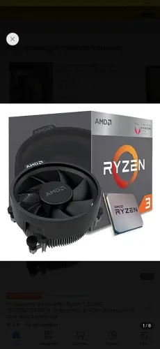 Ryzen 3 3200g com coler original + placa mae a320m (possível defeito)