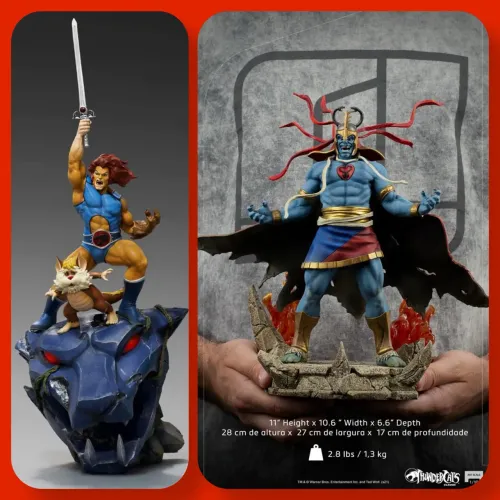 Lion + Mumm Ra thundercats 1/10 Iron Studios 