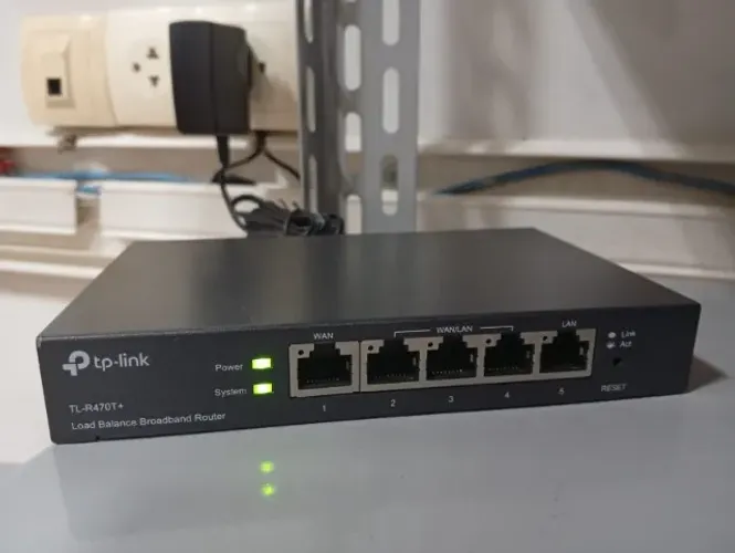 Roteador Tp-link Tl-r470t+ Load Balance 10/100 Mbps
