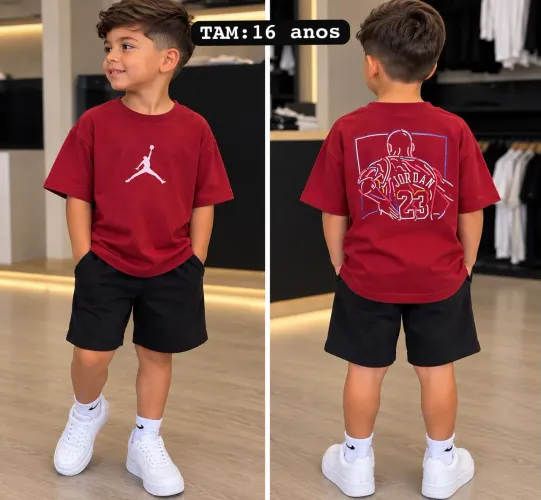 Camisas over slide juvenis de alta qualidade da jordan