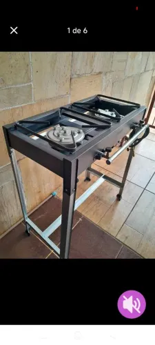 Fogão industrial de alta pressão Novinho