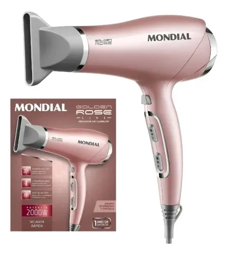 Secador De Cabelos Golden Rose Sc-32 Mondial -220v