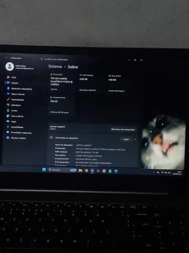 Notebook samsung i3
