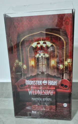 Caixa Monster High Morticia Addams - Wandinha