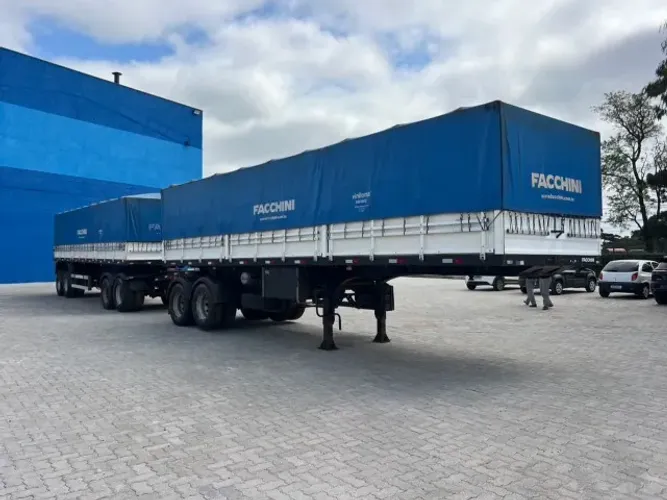 Carreta Rodotrem Graneleiro Facchini ano 2022/23 Bitrem 9 Eixo