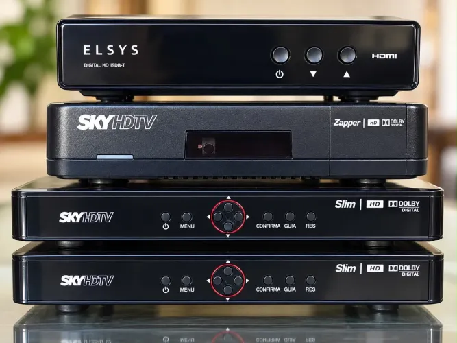APARELHOS SKY HD / CONVERSOR DIGITAL E CONTROLES REMOTOS