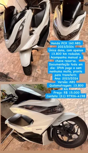 Vendo Honda PCX 160 ABS 2023/2024