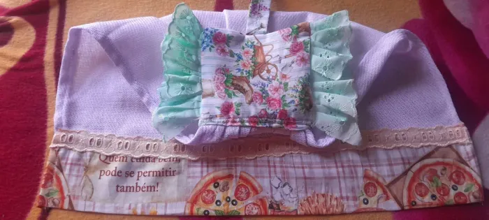 Panos de prato com linda decoração