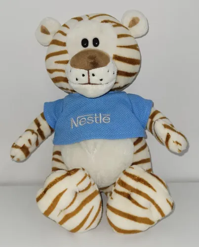 Boneco em Pelucia Promocional Filhotes Nestle Tigre Galera Animal 2010