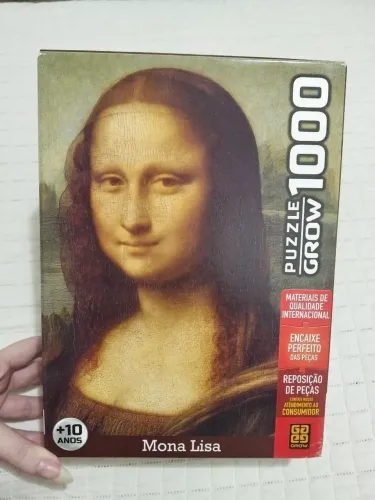 Quebra-Cabeça Puzzle Grow da Monalisa | 1000 peças 