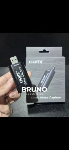 Placa De Captura De Vídeo Hdmi Usb Para Live E Gravação