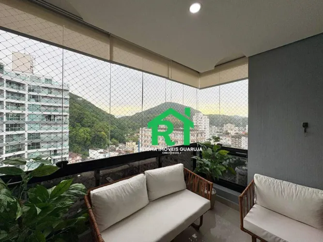 Apartamento Quadra Mar, 2 Quartos (1 Suíte), 2 Vagas e Lazer, à venda em Pitangueiras - Gu
