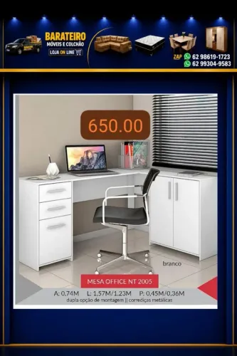 Escrivaninha em L
