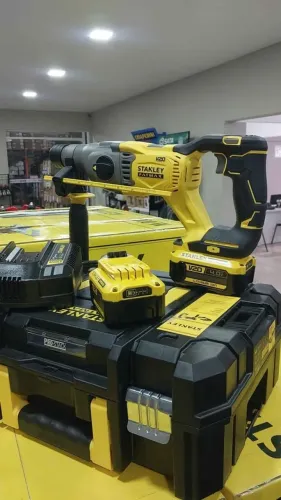 Martelete Rompedor 2 baterias 20v 4ah + Maleta - Stanley(Novo/Loja)