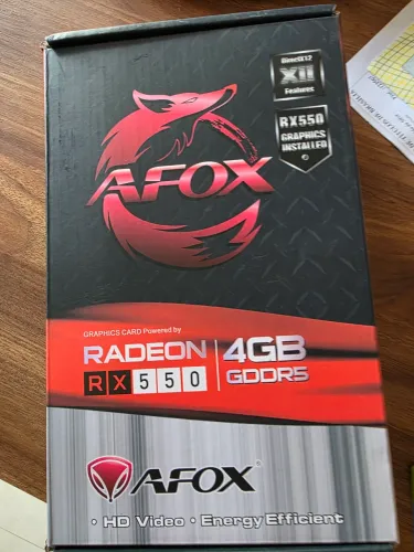 Placa de vídeo AMD Radeon rx550 4 gb