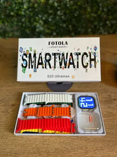 Entrego! Smartwatch S20 Ultra Max Com 7 pulseiras - NOVO