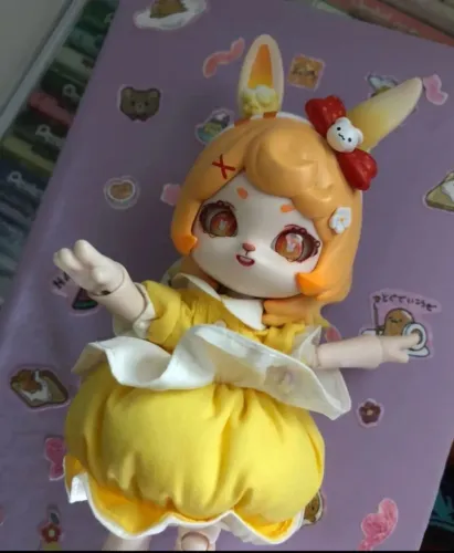 Bjd coelha Blind Box em resina 
