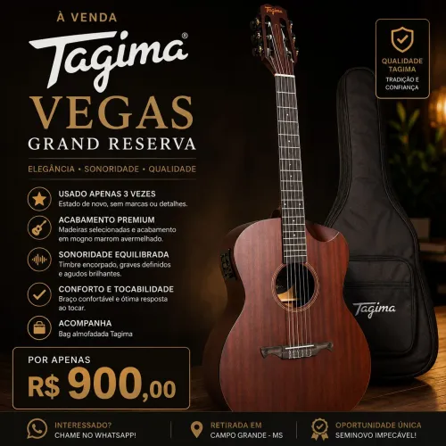 Violão Tagima Vegas Grand Reserva