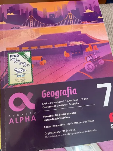 Livro de geografia Geração Alpha 7°ano