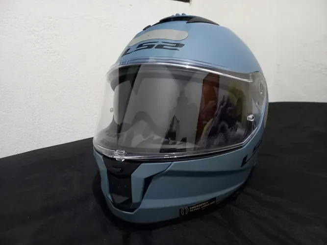 Capacete LS2 Stream 2 Monocolor Misty Blue